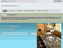 Tablet Screenshot of albanymillwork.com